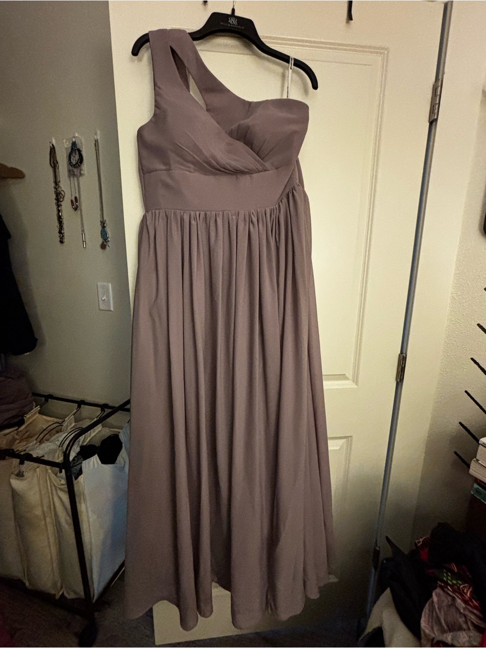 One-Shoulder bridesmaids Dress